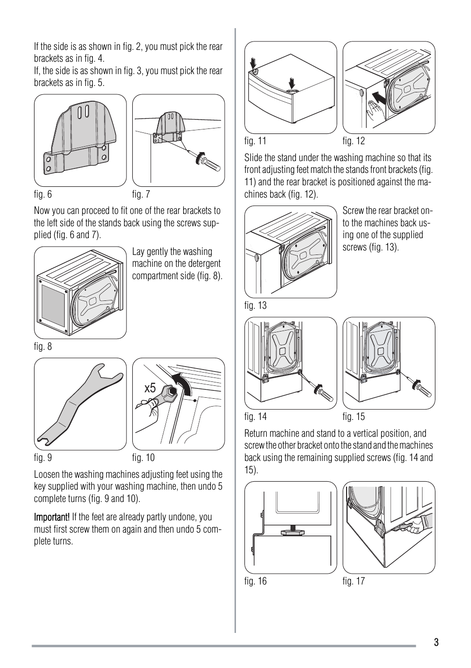 Zanussi Washer/Dryer User Manual | Page 3 / 8