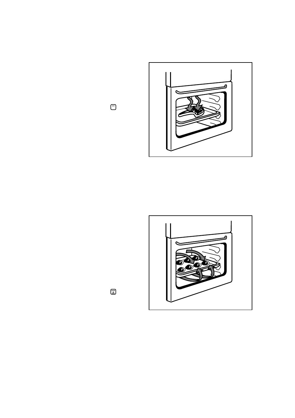 How to use the inner grill element, How to use the thermal grill (main oven only) | Zanussi ZDM 869 User Manual | Page 19 / 31