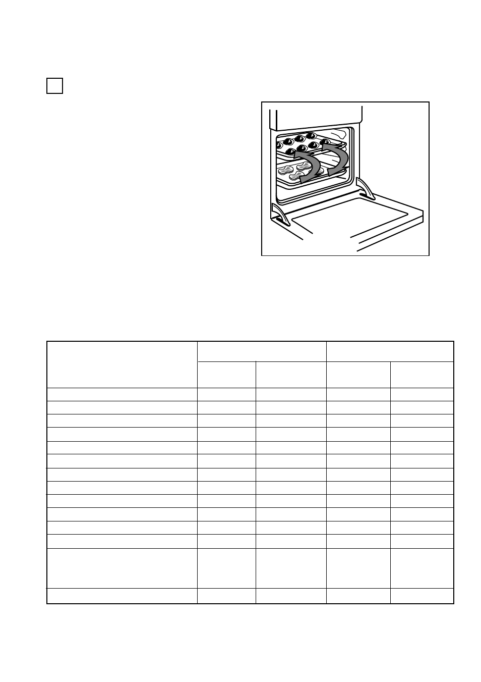 Cooking chart - grilling, Hints and tips | Zanussi ZDM 869 User Manual | Page 20 / 31