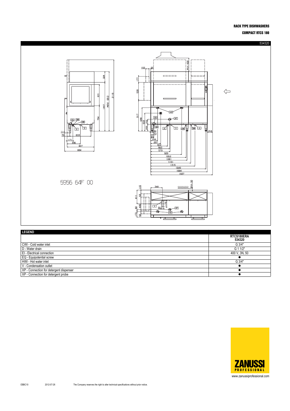 Zanussi | Zanussi 534322 User Manual | Page 3 / 6