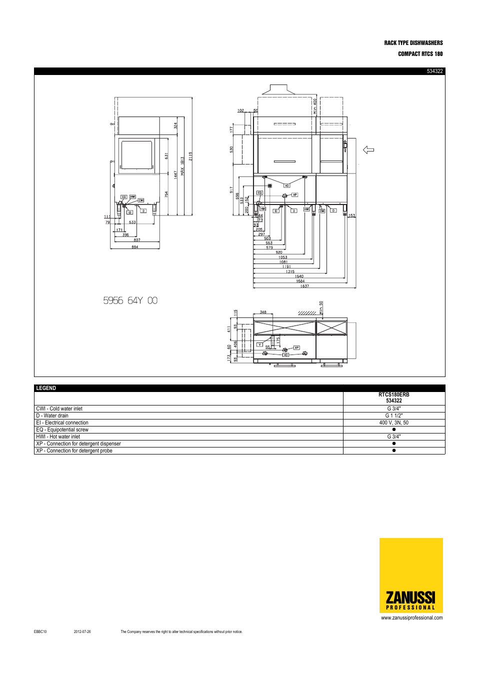 Zanussi | Zanussi 534322 User Manual | Page 5 / 6