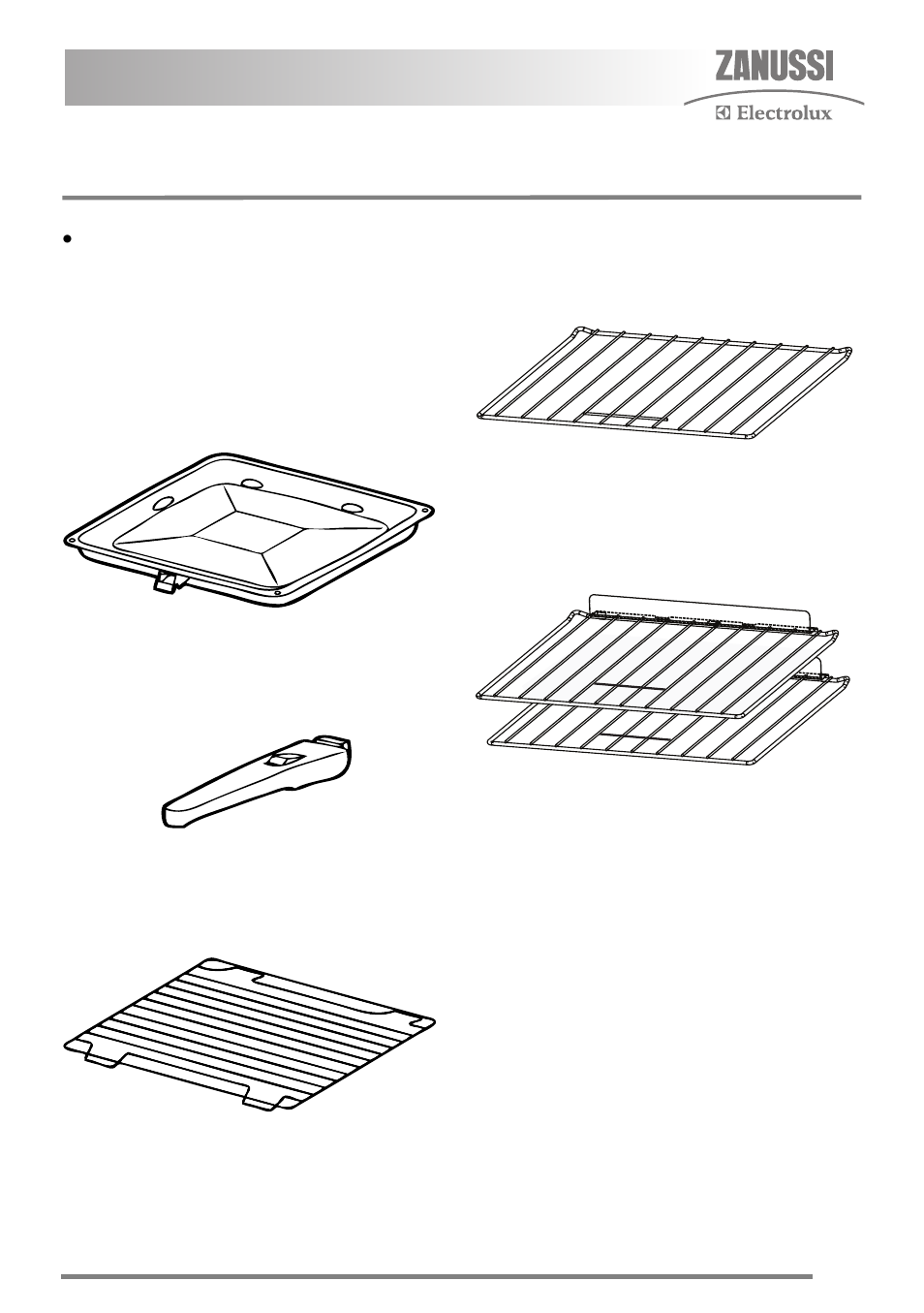 Grill and oven furniture | Zanussi ZKG5530 User Manual | Page 7 / 36