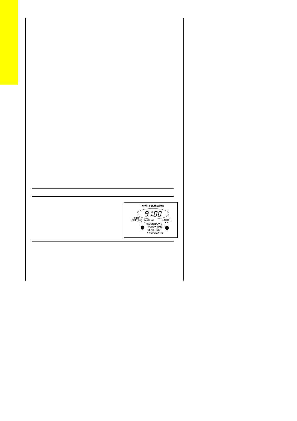 Automatic control, Setting the controls for automatic use | Zanussi ZCG 7901X User Manual | Page 22 / 56