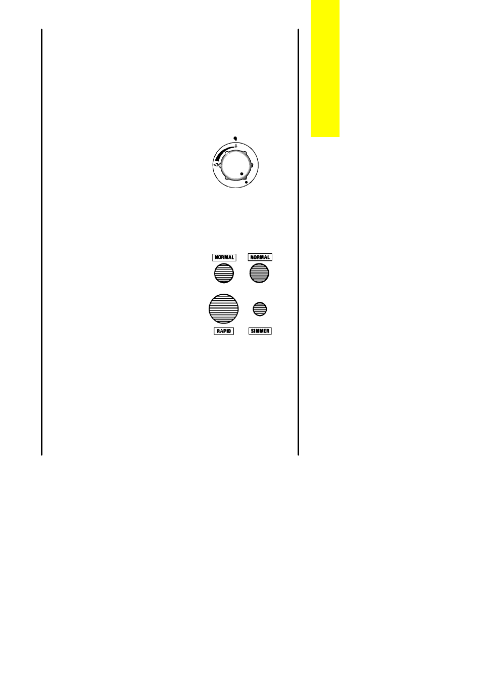 The hotplate, Heat control, Burner sizes | Zanussi ZCG 7901X User Manual | Page 9 / 56