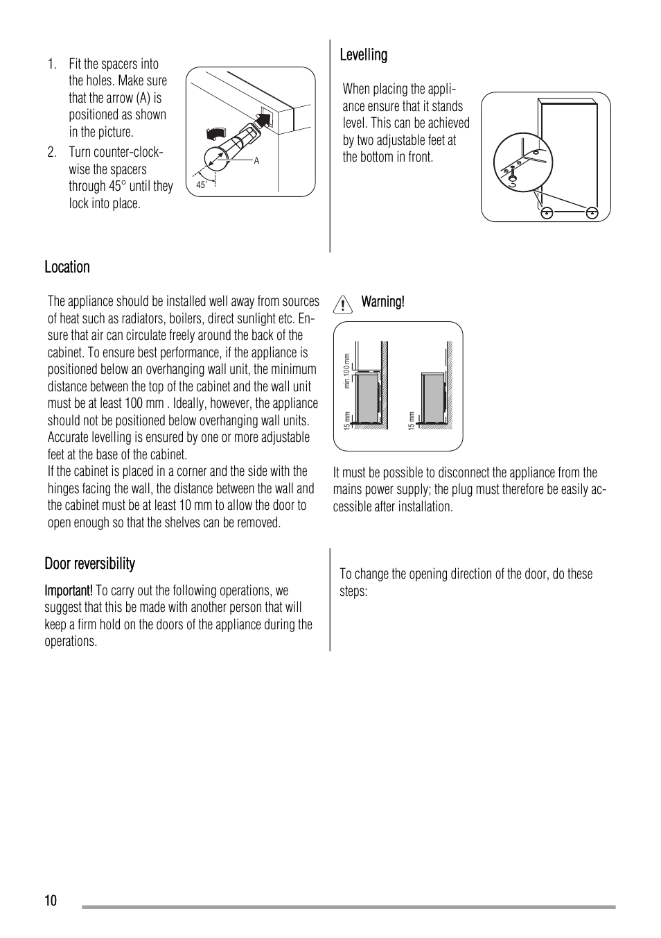 Zanussi ZRT623W User Manual | Page 10 / 16