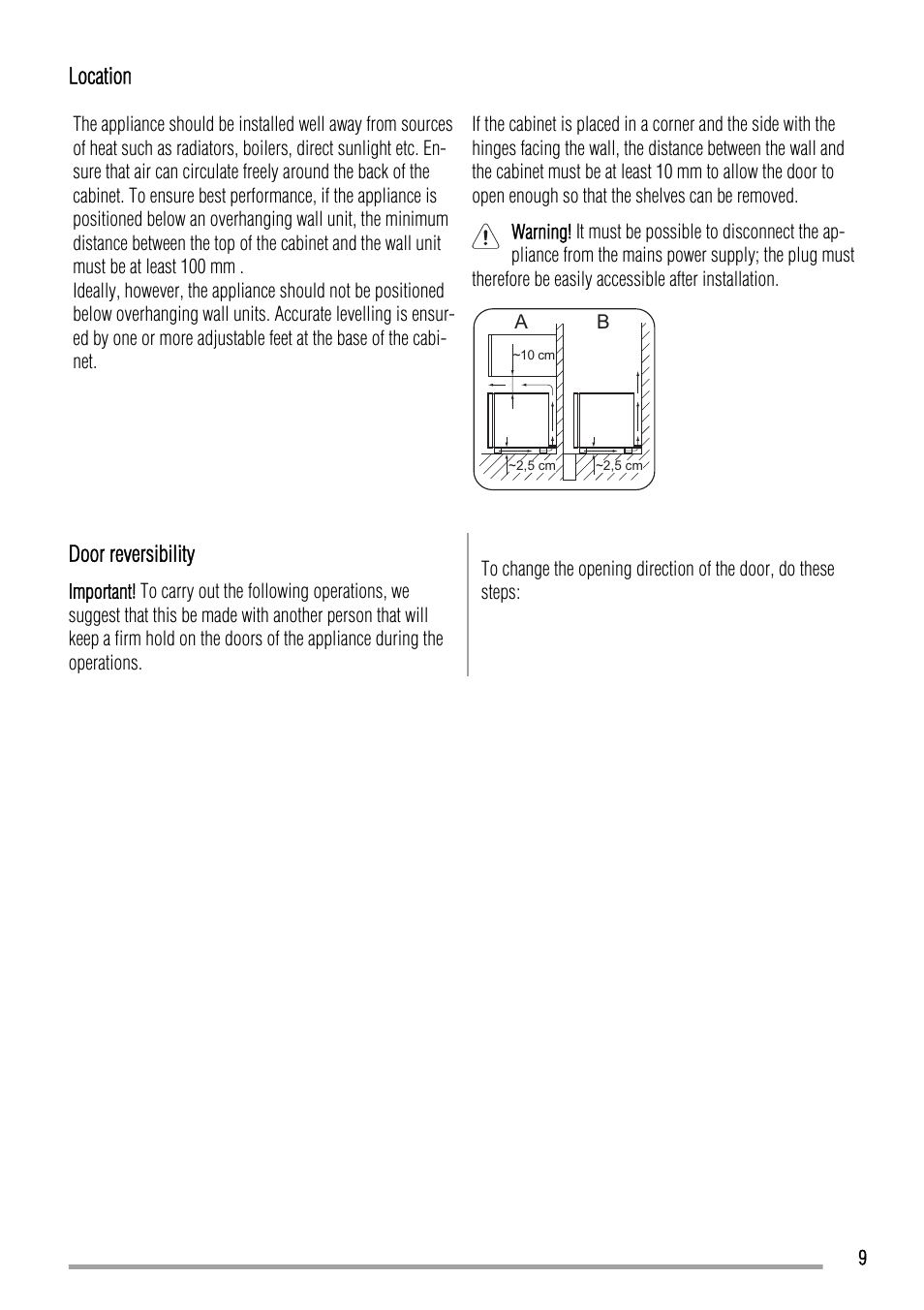 Zanussi ZFX305W User Manual | Page 9 / 12