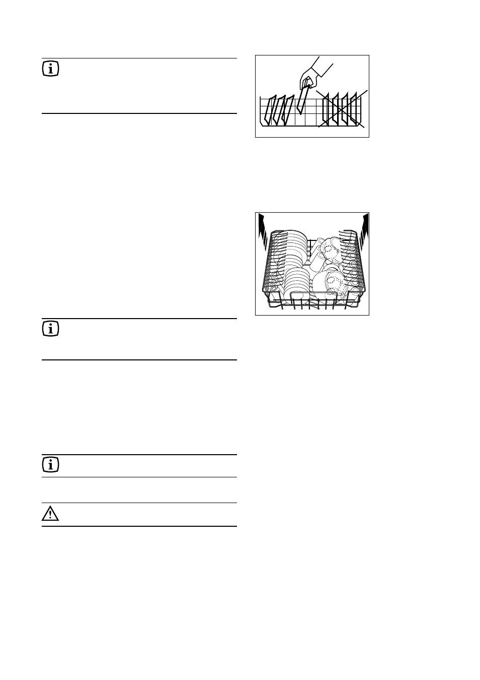 Adjusting the height of the upper basket | Zanussi DE 6544 User Manual | Page 12 / 32