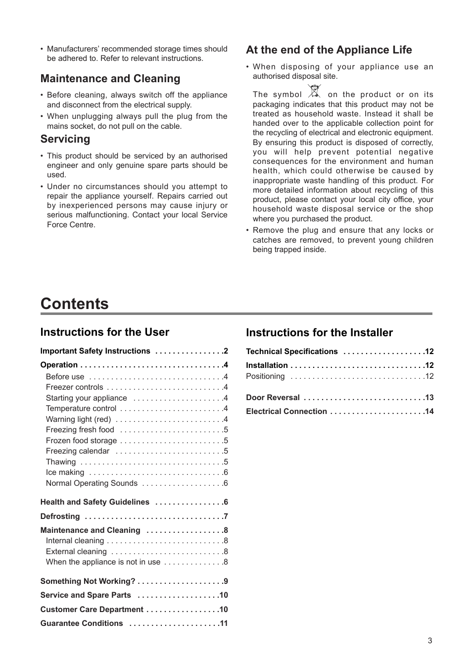 Zanussi ZEUT 6173 S User Manual | Page 3 / 16