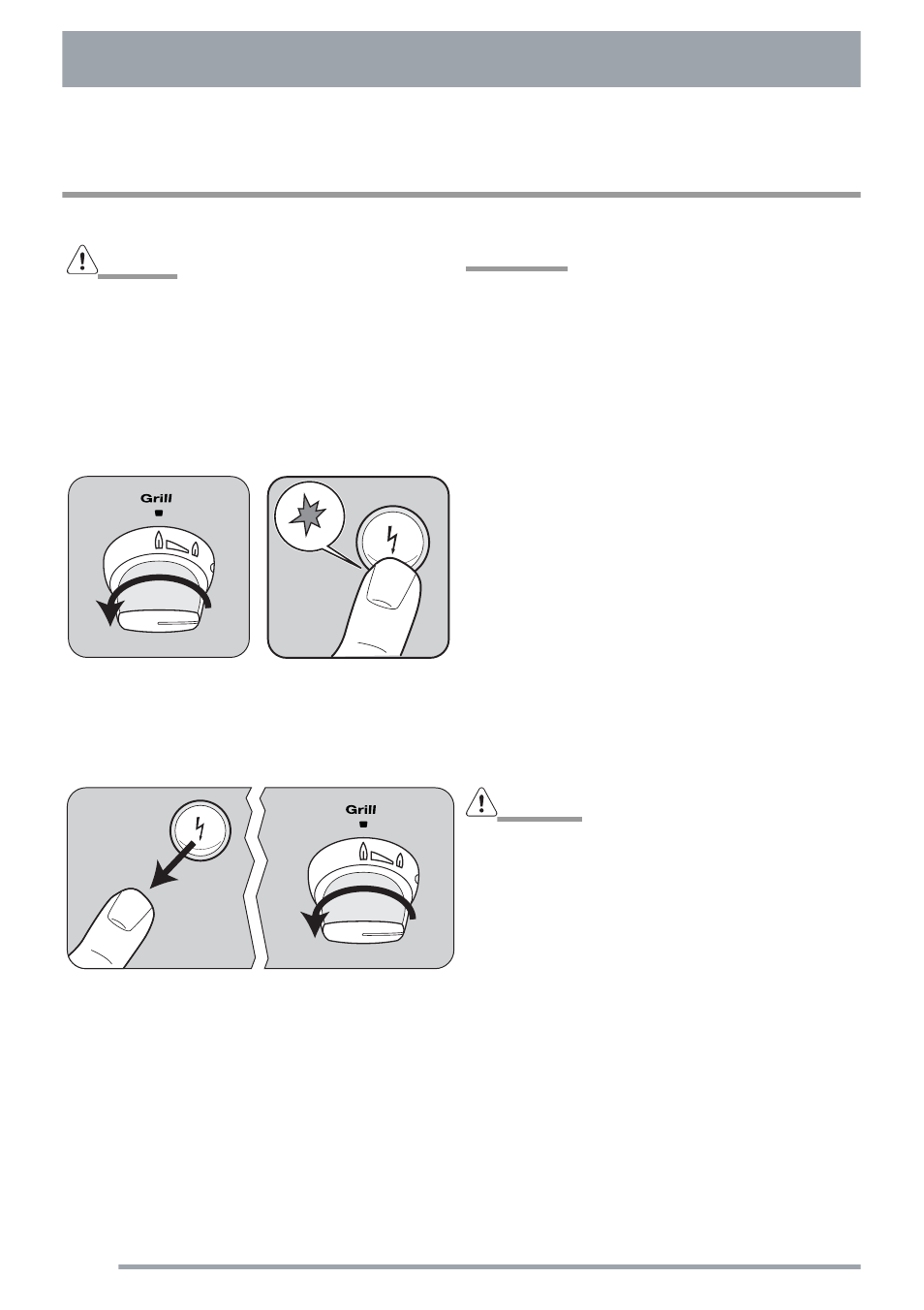 The grill, Using the grill | Zanussi ZKG5020 User Manual | Page 12 / 36