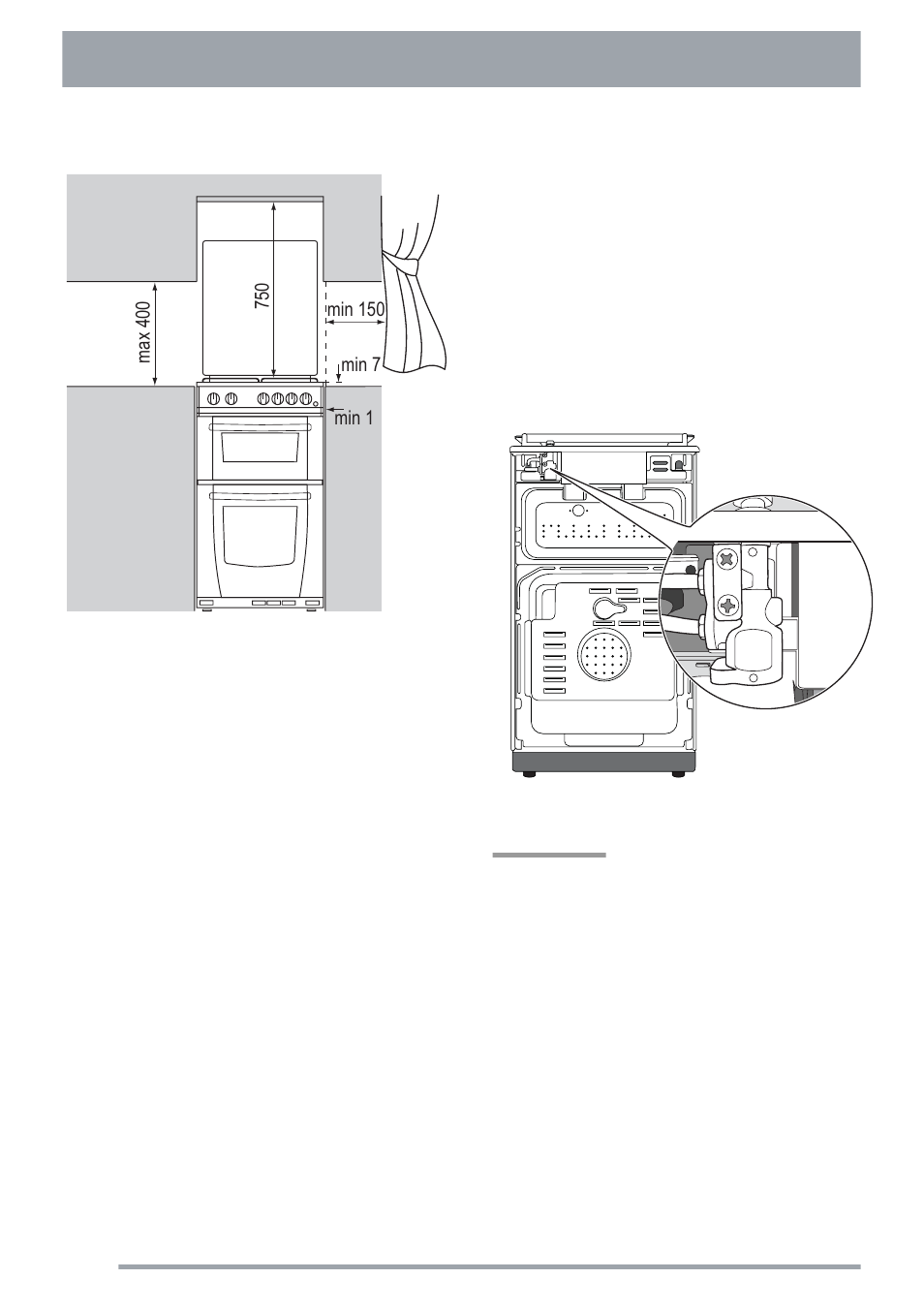 Levelling the appliance, Connecting to gas supply | Zanussi ZKG5020 User Manual | Page 28 / 36