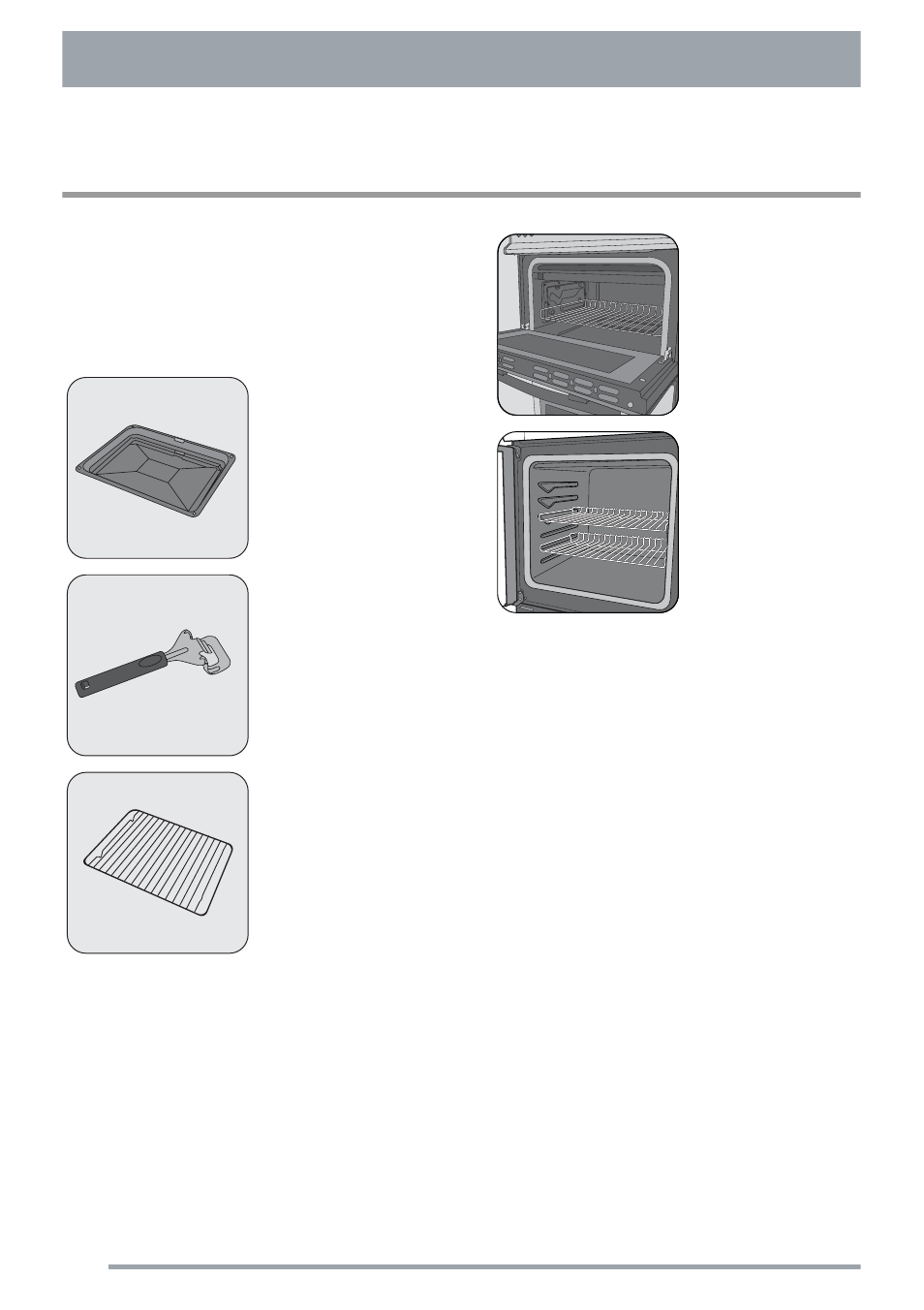 Grill and oven furniture | Zanussi ZKG5020 User Manual | Page 8 / 36