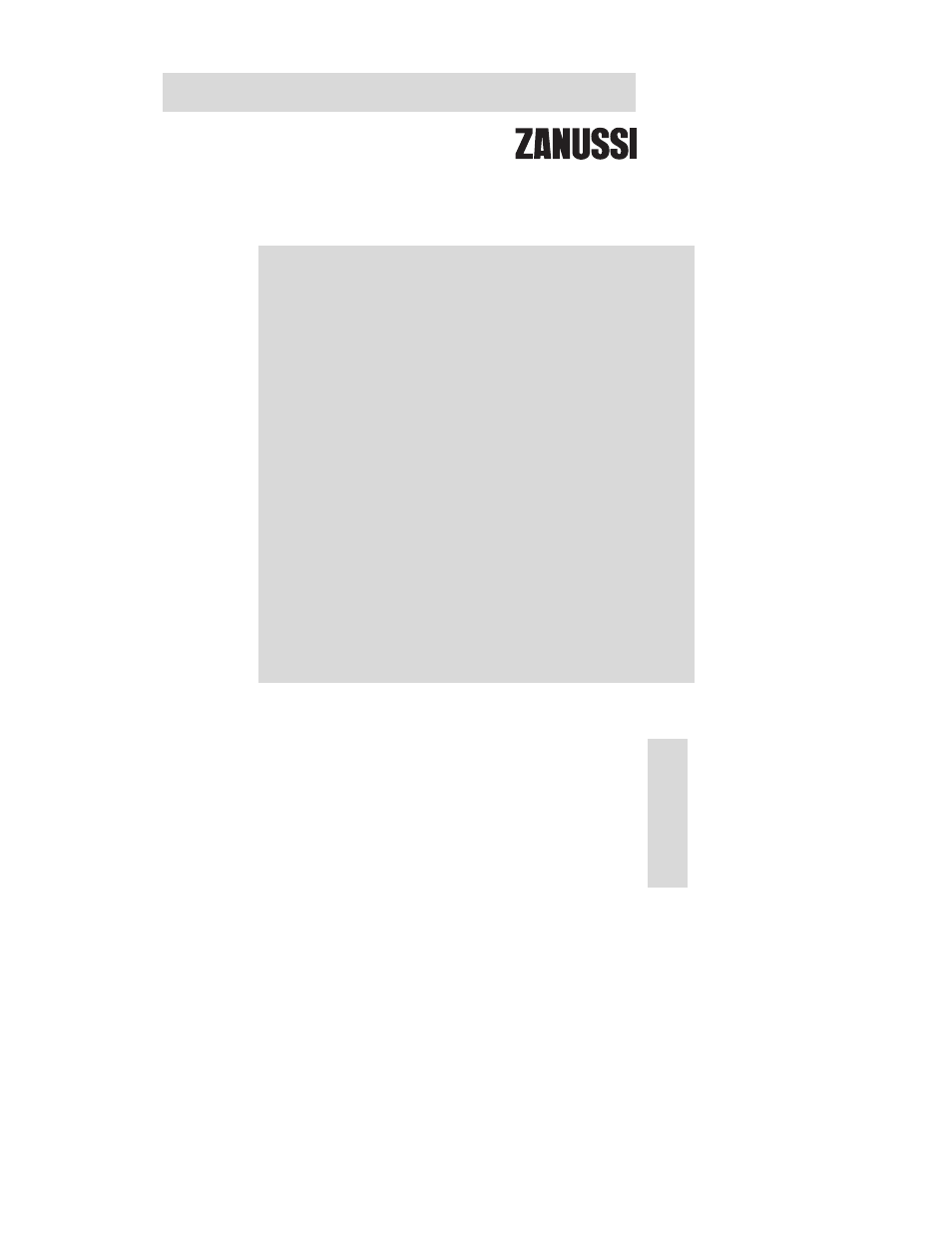 Zanussi ZM17STS User Manual | 20 pages