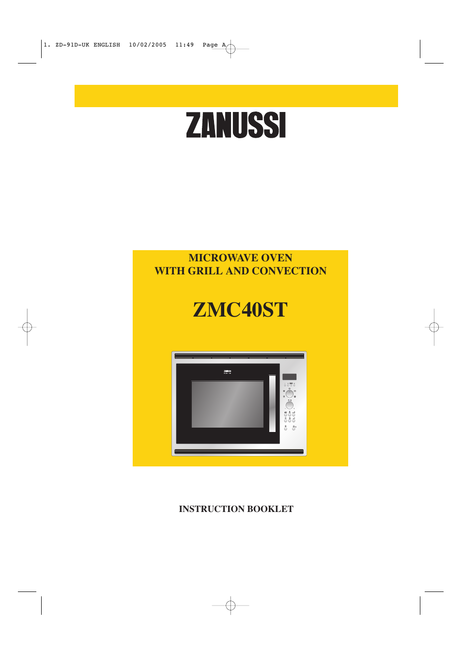 Zanussi ZMC40ST User Manual | 44 pages