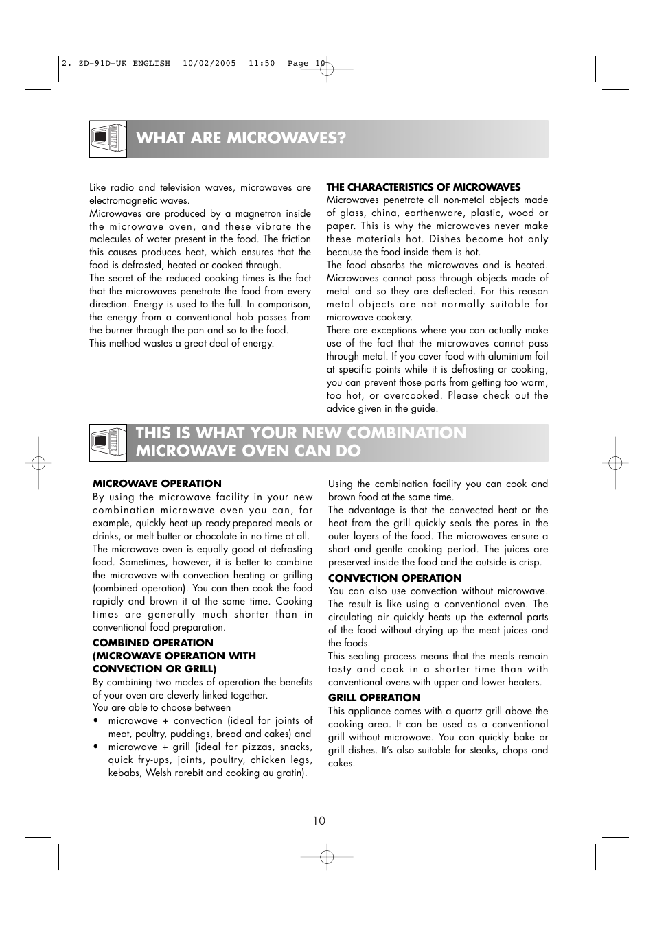 Zanussi ZMC40ST User Manual | Page 12 / 44