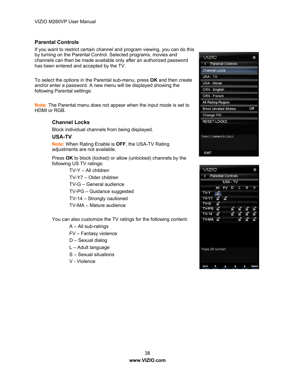 Zanussi M260VP User Manual | Page 38 / 52