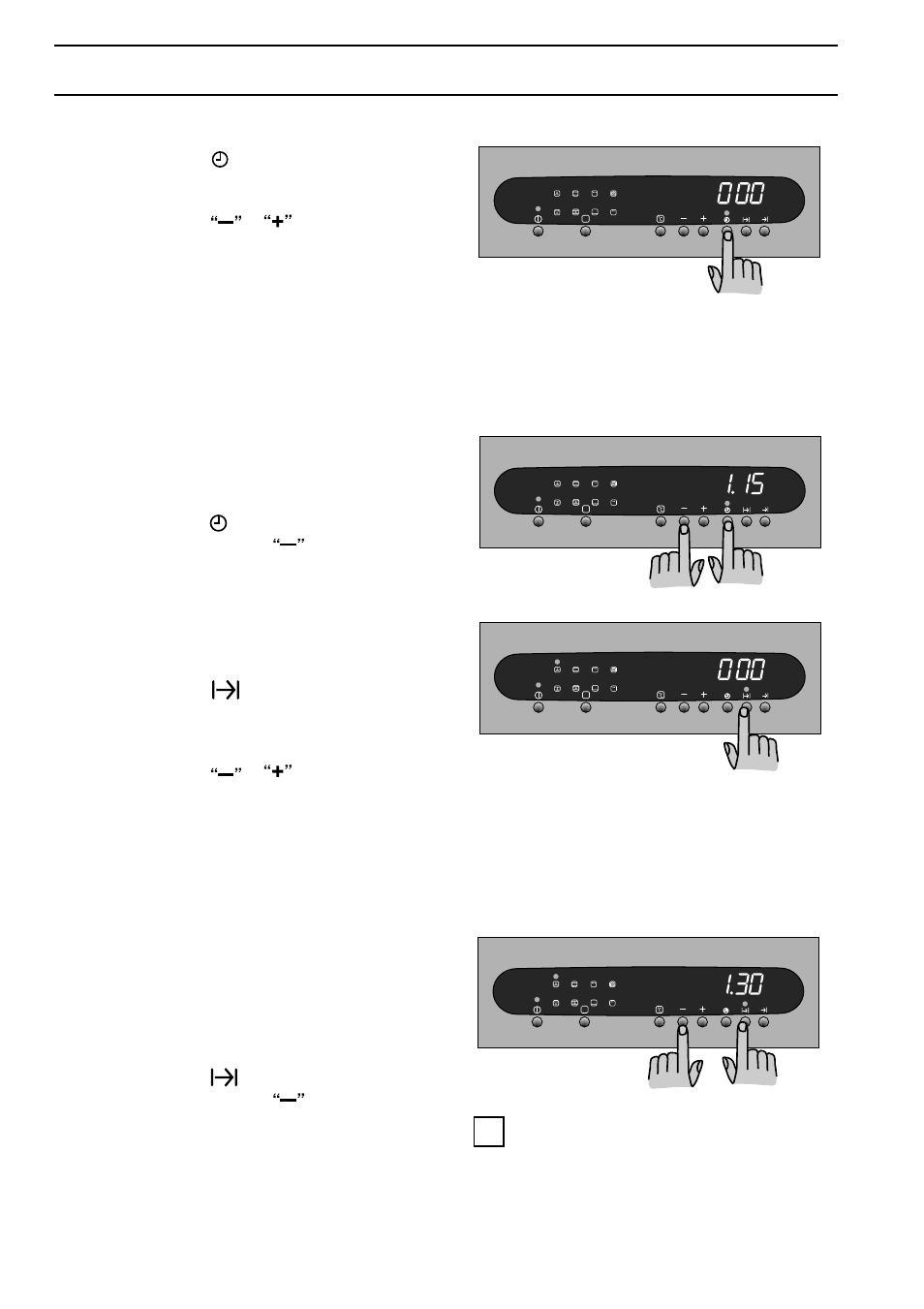 Programming the oven | Zanussi ZBS 772 User Manual | Page 10 / 27