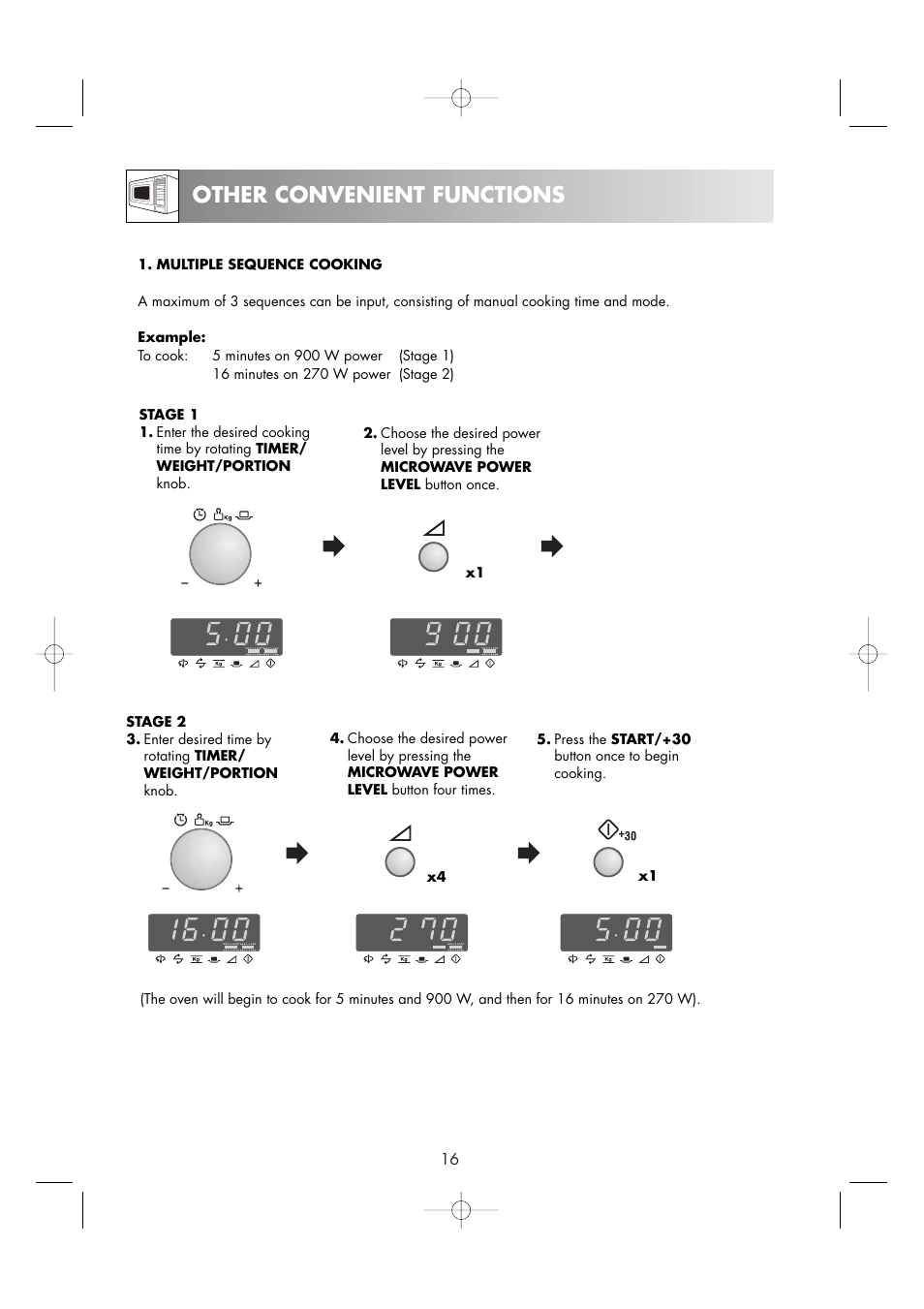 Other convenient functions | Zanussi ZM266ST User Manual | Page 18 / 48