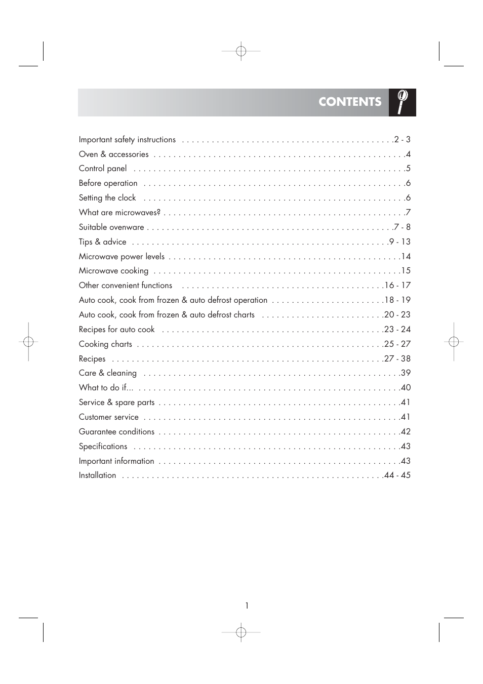 Zanussi ZM266ST User Manual | Page 3 / 48