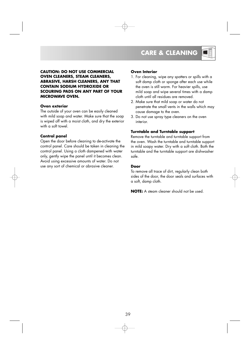 Care & cleaning | Zanussi ZM266ST User Manual | Page 41 / 48