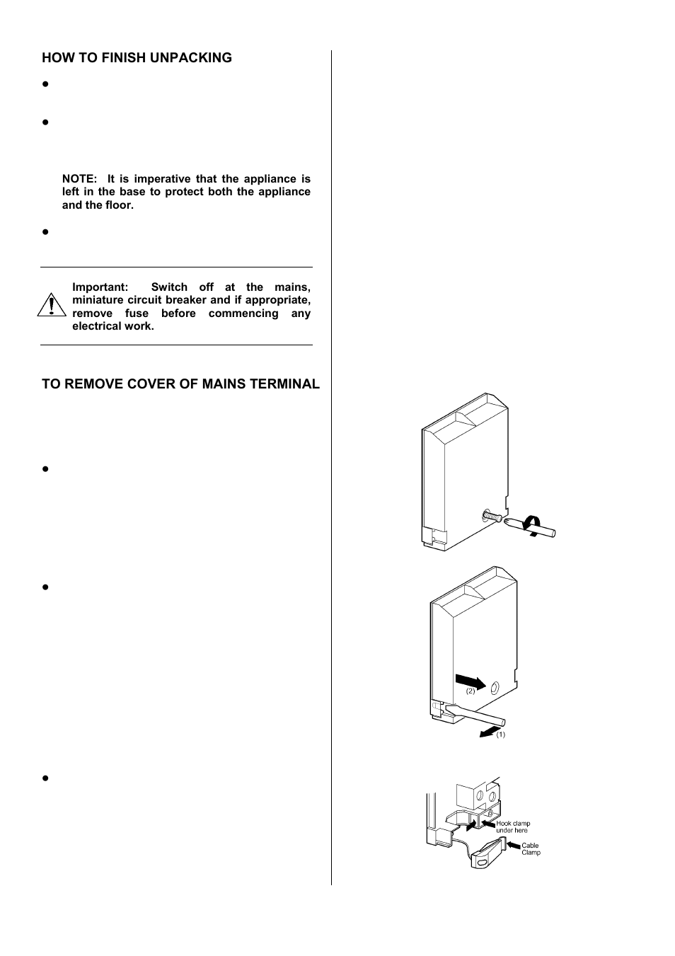 Zanussi ZOD 330 User Manual | Page 32 / 36
