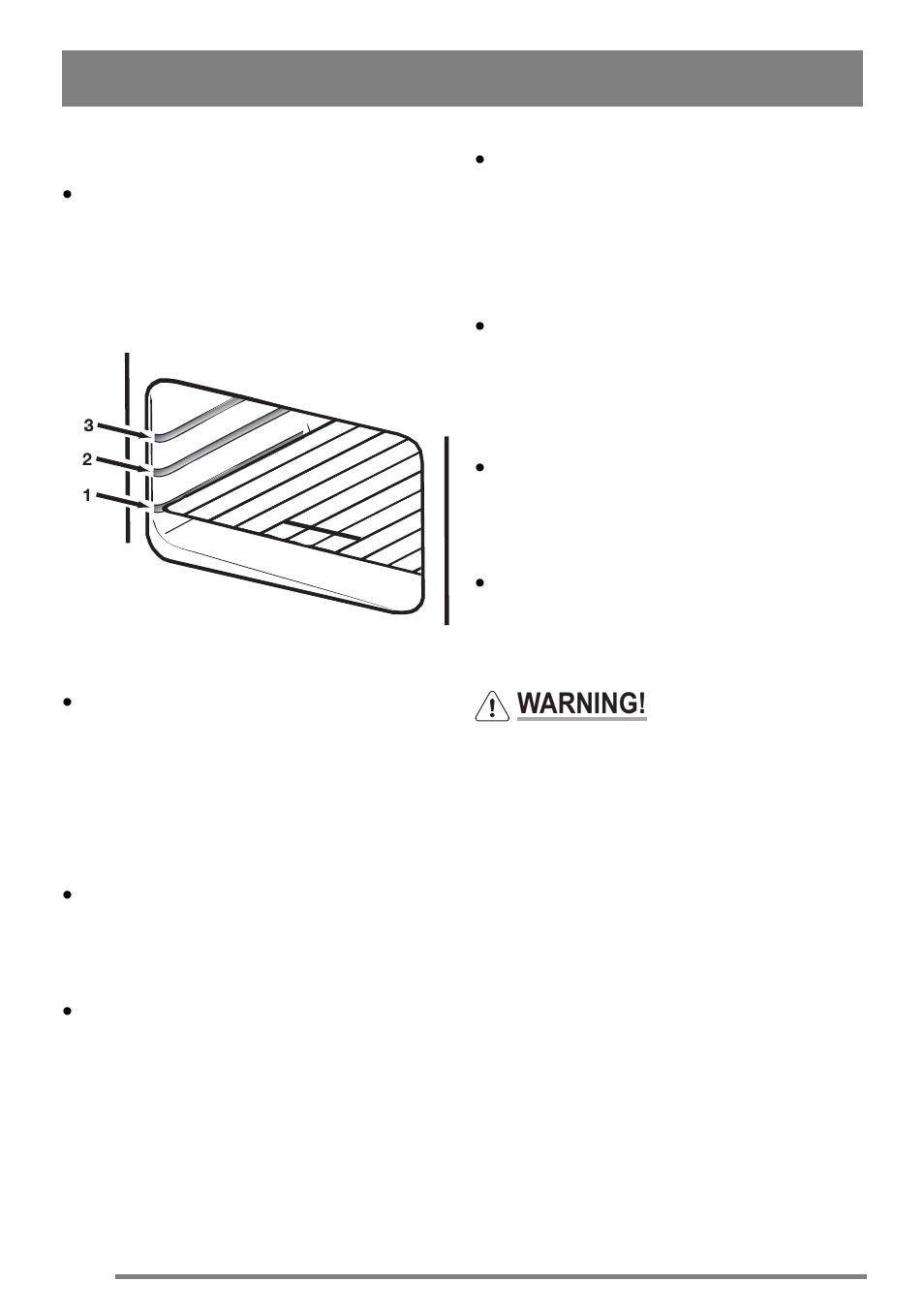 Hints and tips, Warning | Zanussi ZKC6020 User Manual | Page 18 / 40