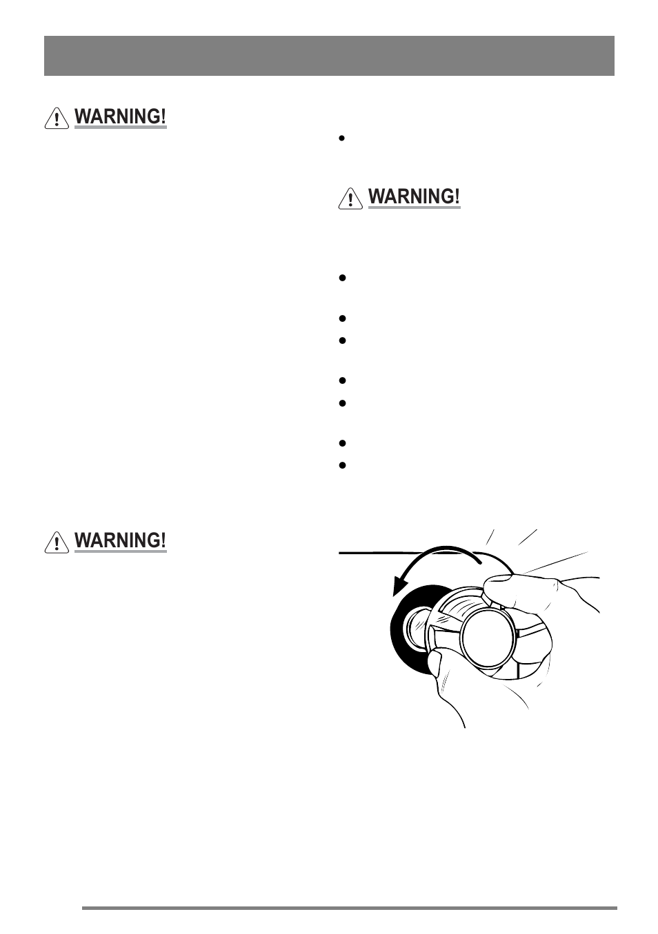Replacing an oven light bulb, Warning | Zanussi ZKC6020 User Manual | Page 30 / 40