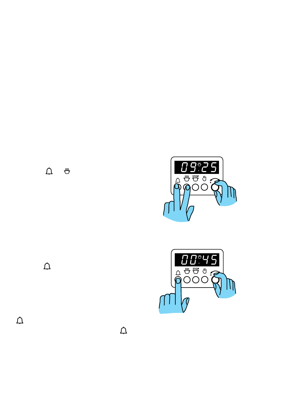 The electronic timer | Zanussi ZBF 760 User Manual | Page 6 / 20