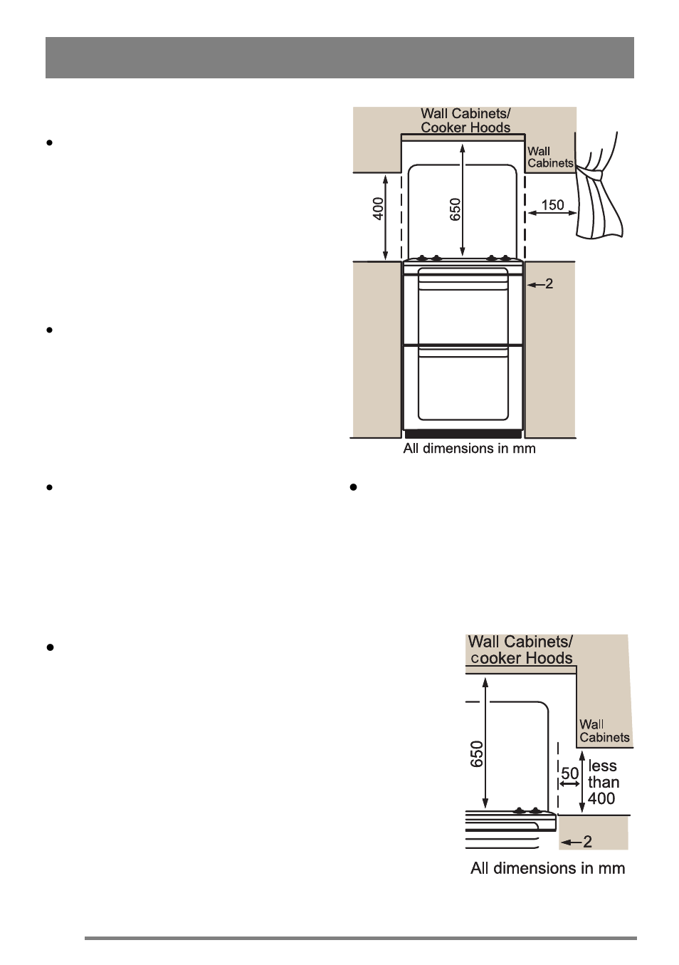 Moving your appliance, For your safety, Location of appliance | Zanussi ZKG6010 User Manual | Page 30 / 36