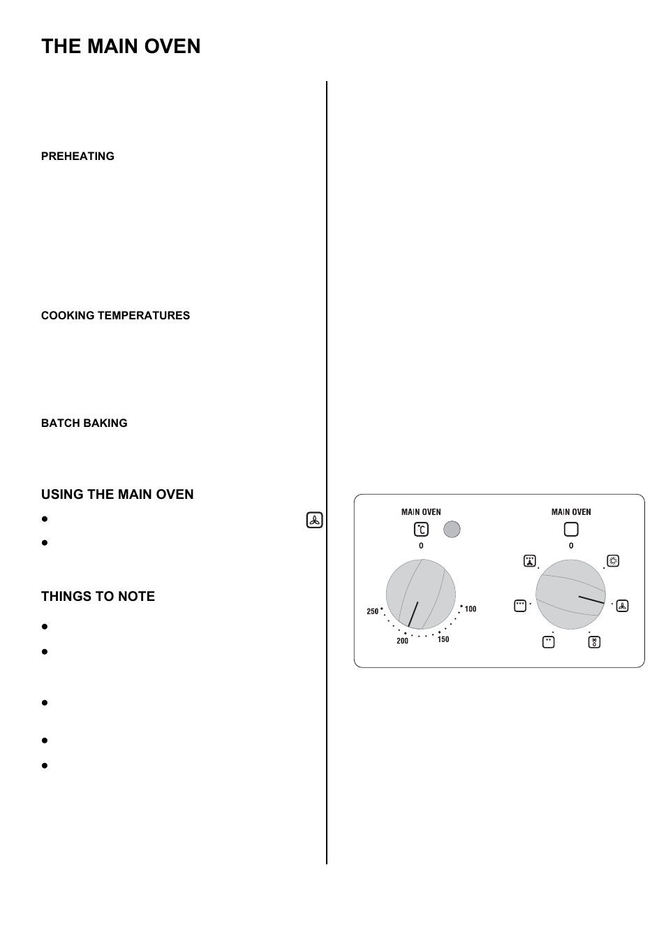 The main oven | Zanussi ZOD 890 User Manual | Page 17 / 40