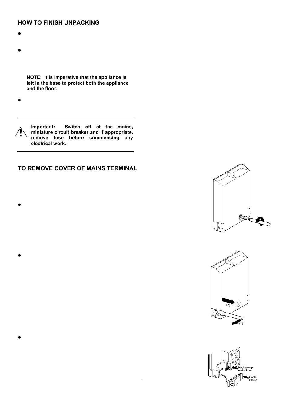 Zanussi ZOD 890 User Manual | Page 37 / 40