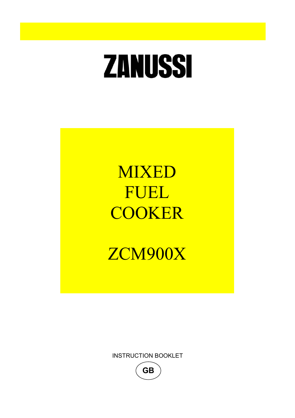 Zanussi ZCM900X User Manual | 28 pages
