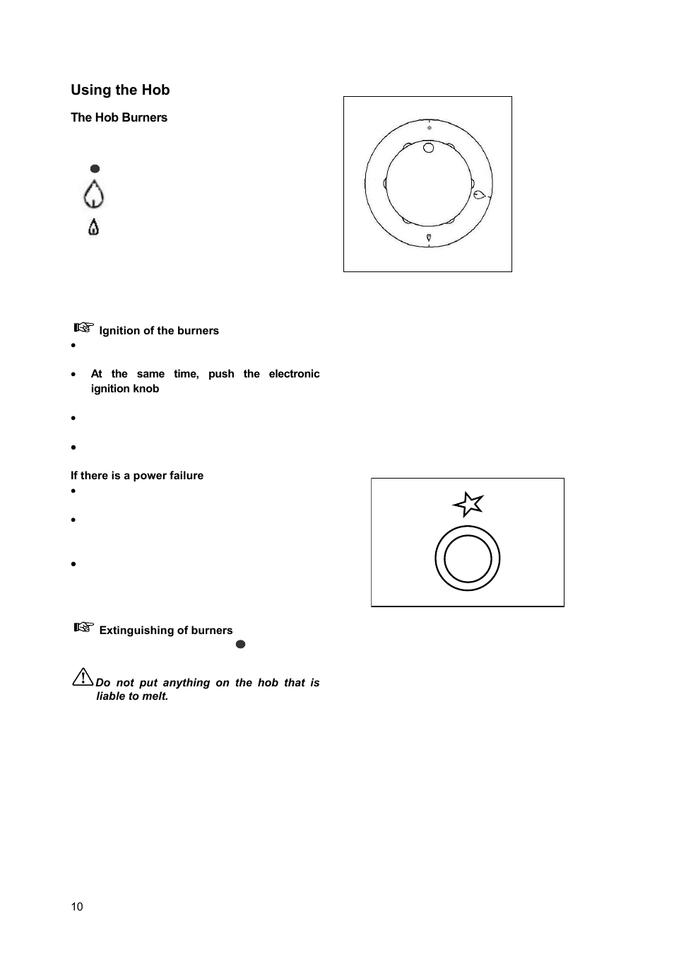 Using the hob | Zanussi ZCM900X User Manual | Page 10 / 28