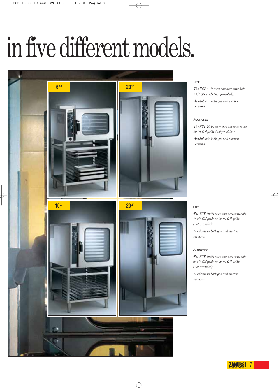 Zanussi FCF61E User Manual | Page 7 / 16