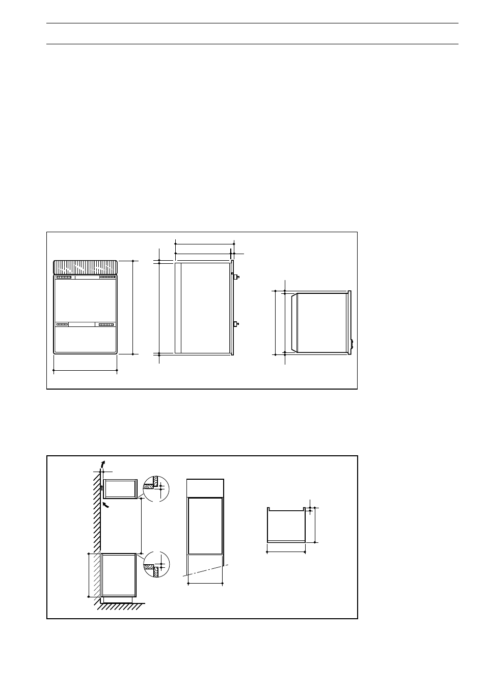 Installation, Building in | Zanussi ZDA 45 User Manual | Page 5 / 20
