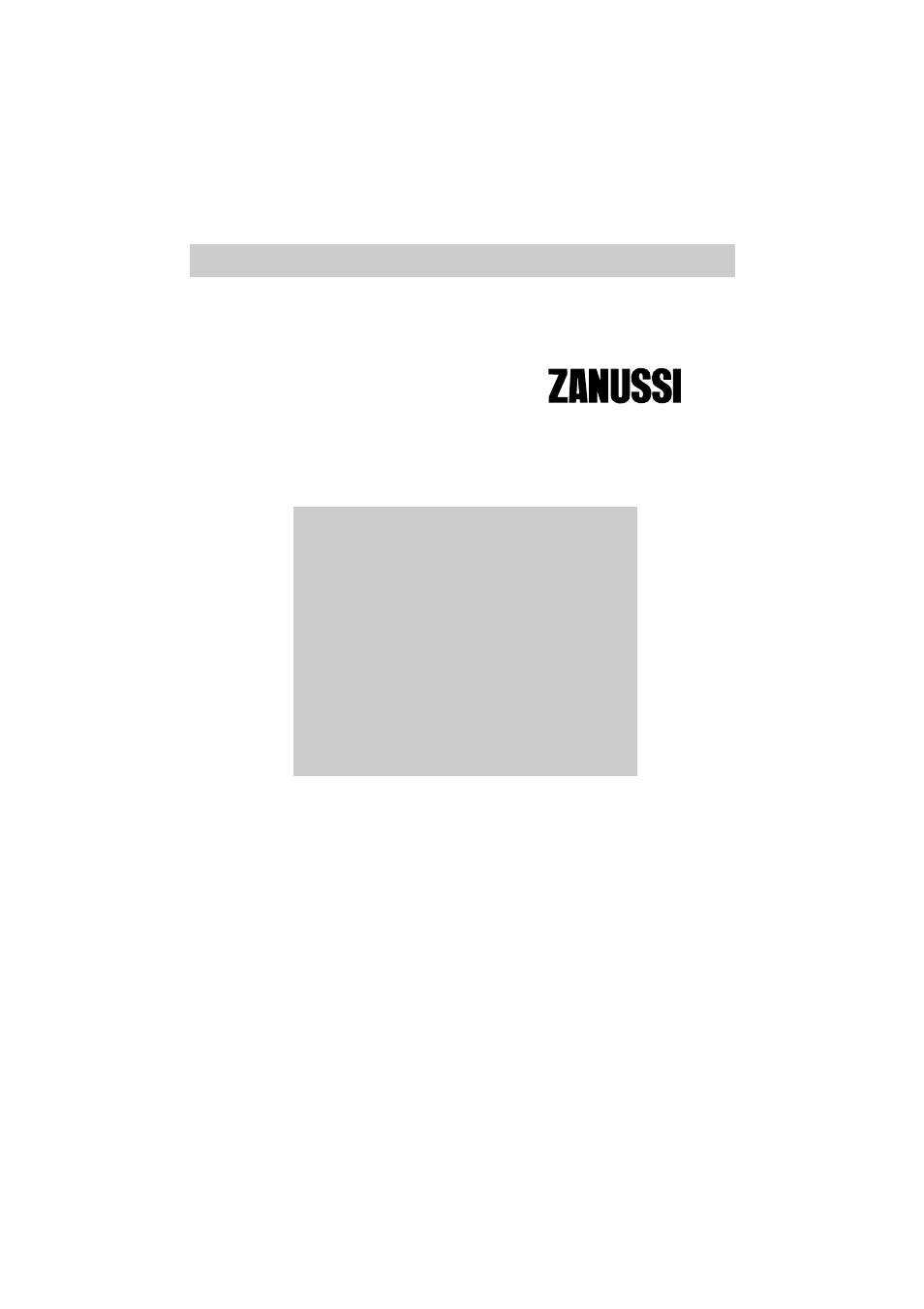 Zanussi ZMB 30 CST User Manual | 48 pages