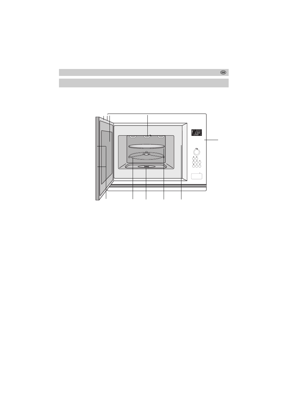 The microwave oven, Product description | Zanussi ZMB 30 CST User Manual | Page 13 / 48