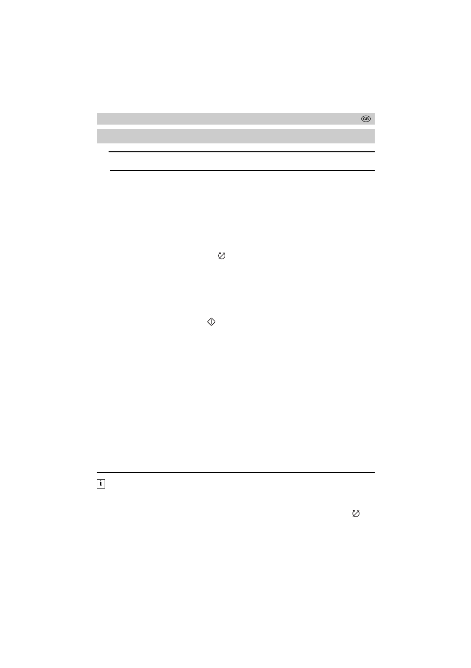 At a glance” operating instructions | Zanussi ZMB 30 CST User Manual | Page 18 / 48