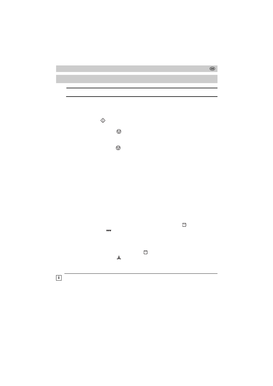 At a glance” operating instructions | Zanussi ZMB 30 CST User Manual | Page 19 / 48