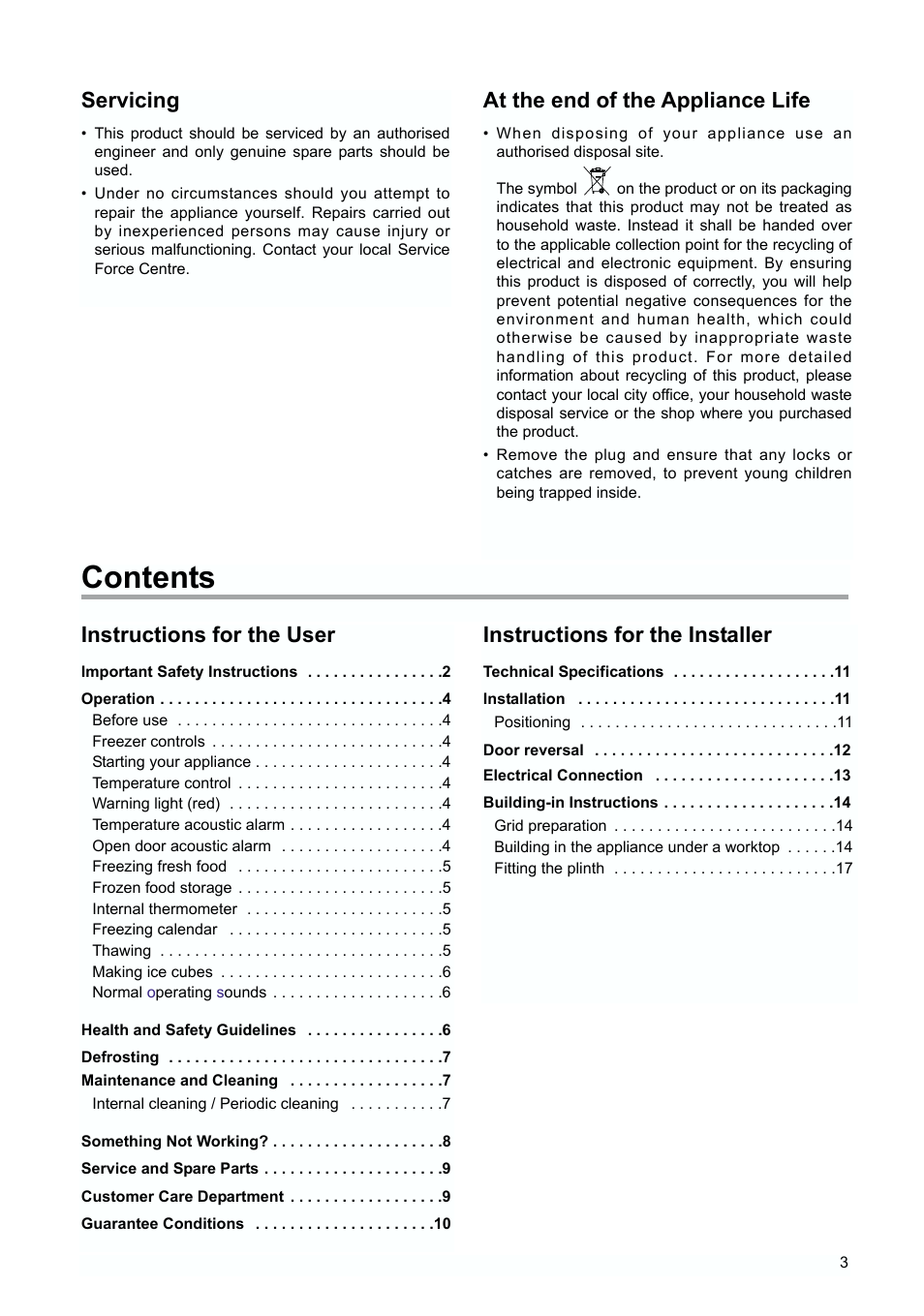 Zanussi ZUD 9100 FA User Manual | Page 3 / 20