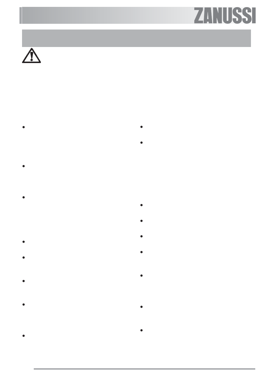 English, Warnings and important safety information, Installation | Operation | Zanussi ZOB 593 User Manual | Page 4 / 35