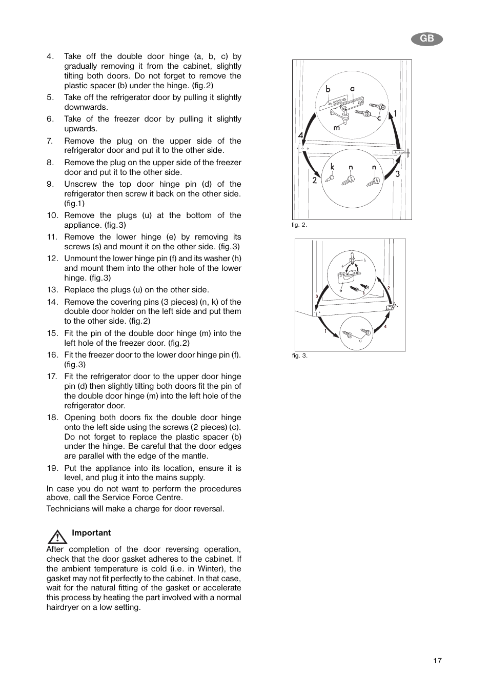 Zanussi ZNB 343 S User Manual | Page 17 / 20