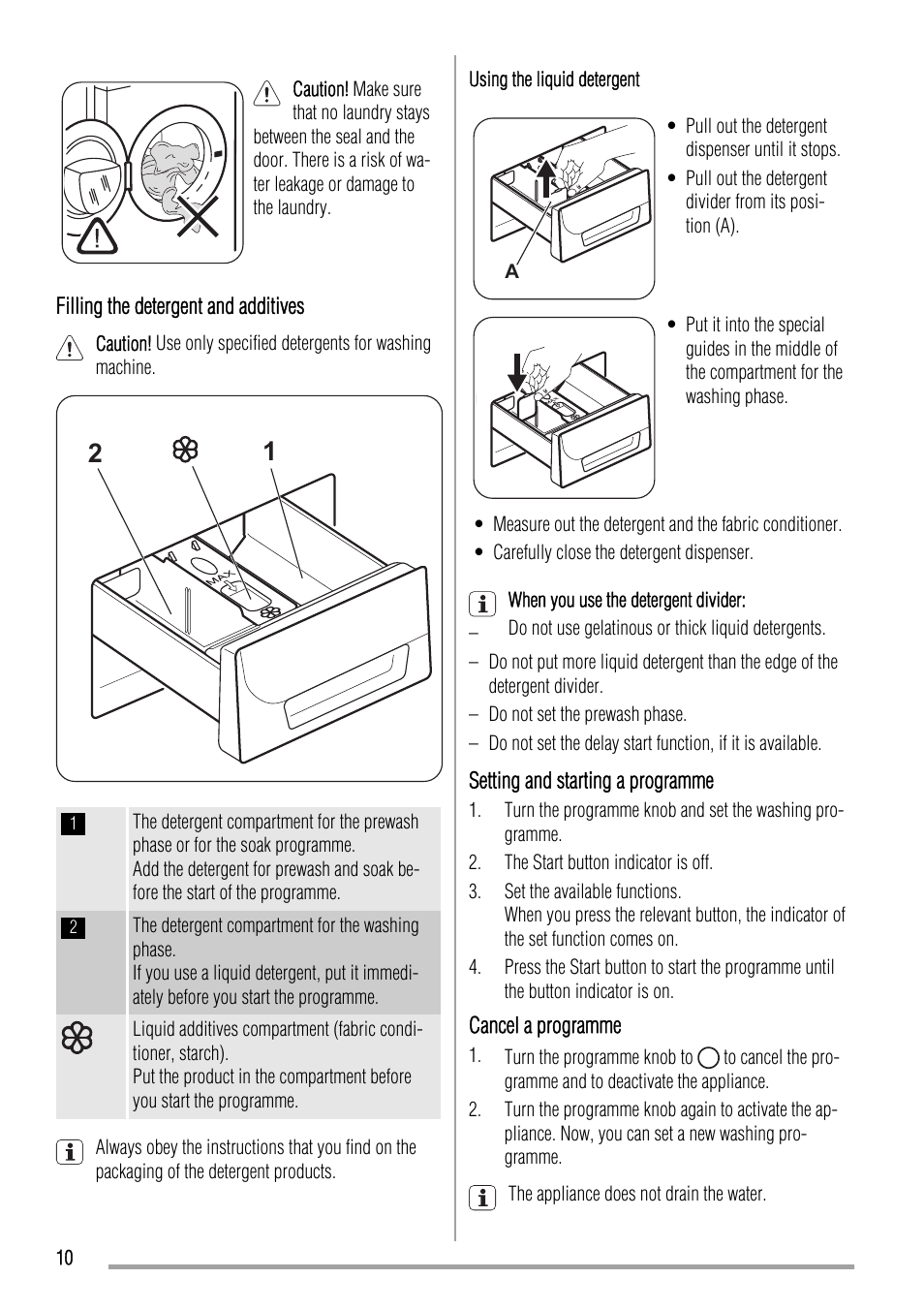 Zanussi ZWO 3101 User Manual | Page 10 / 24