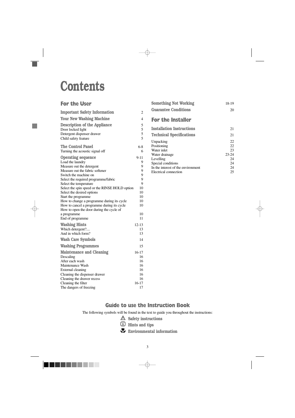 Zanussi FJ 1454 W User Manual | Page 3 / 26