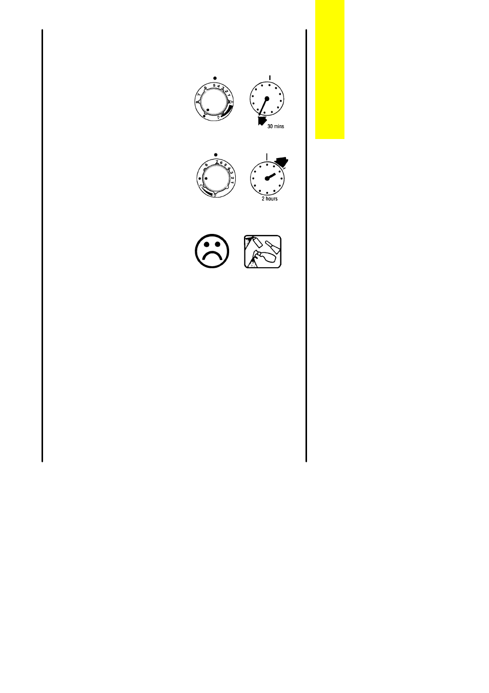 Top oven cleaning cycle, General | Zanussi ZCG7550 User Manual | Page 33 / 56