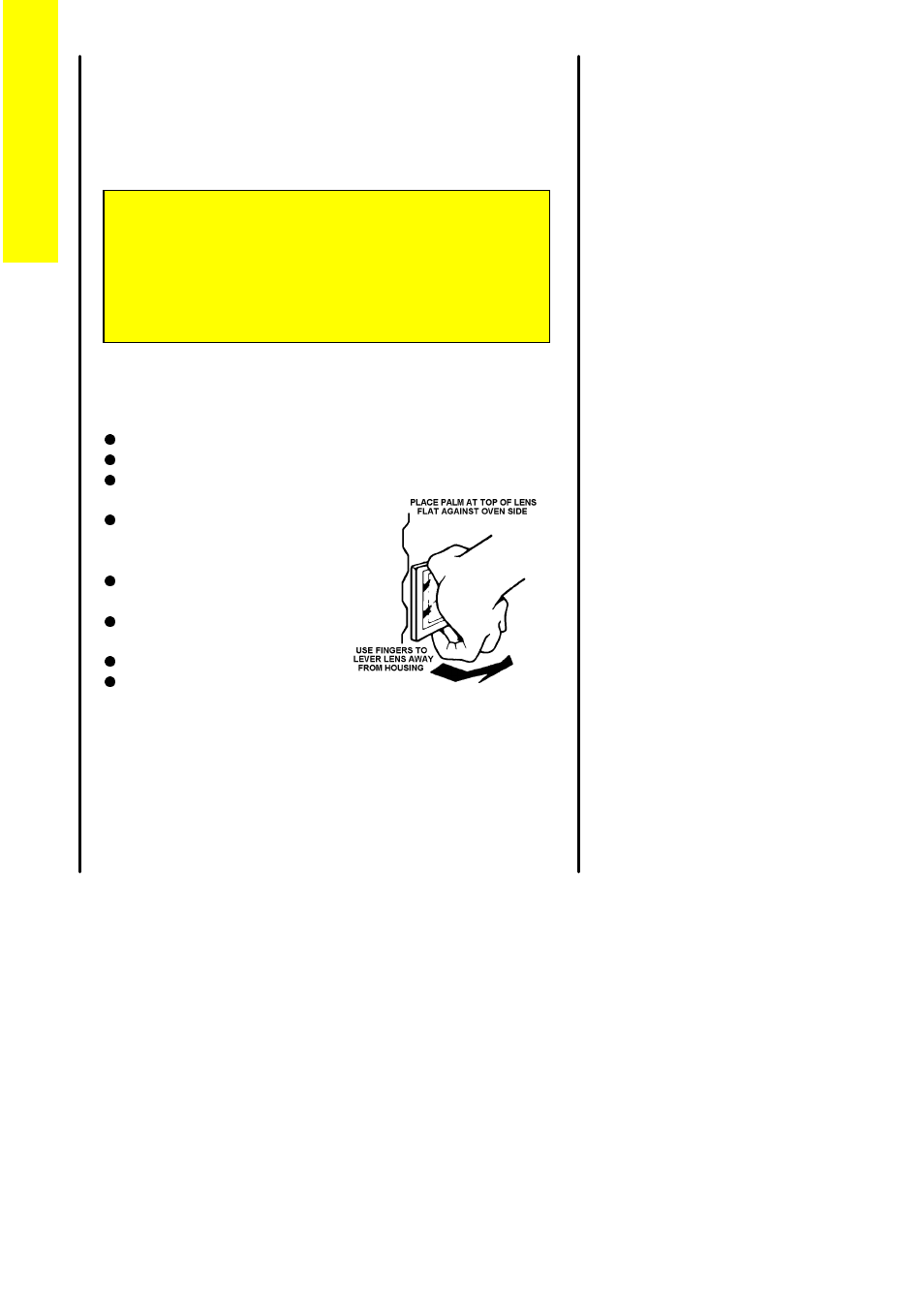 Replacing the oven light bulb, For your safety | Zanussi ZCG7550 User Manual | Page 38 / 56