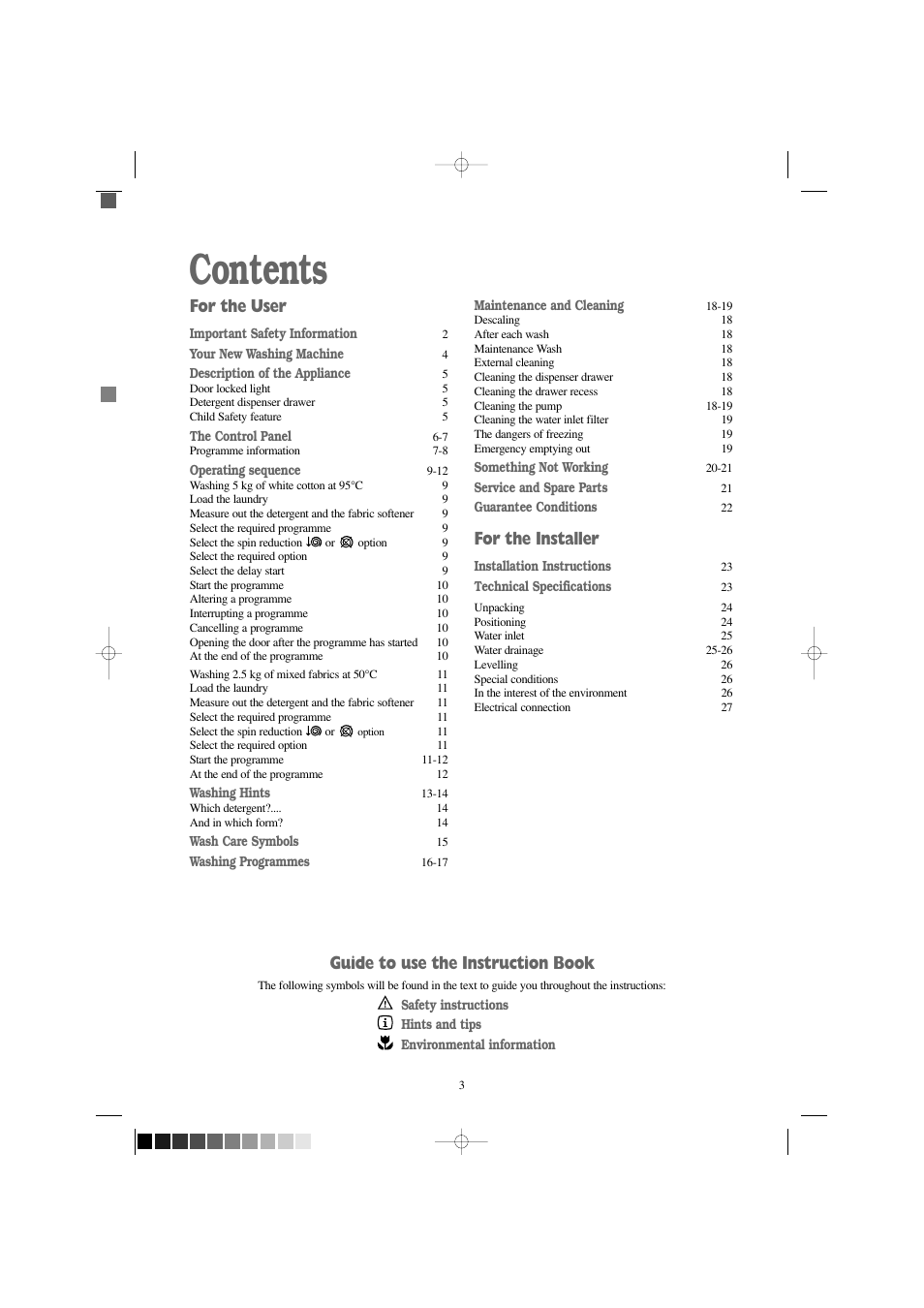 Zanussi F 1256 W User Manual | Page 3 / 28
