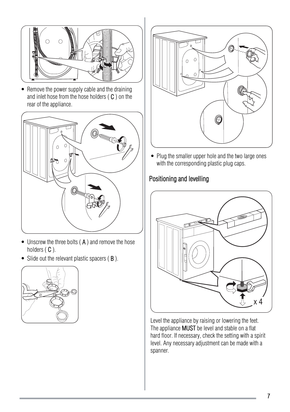 Zanussi ZWG 5120 P User Manual | Page 7 / 28