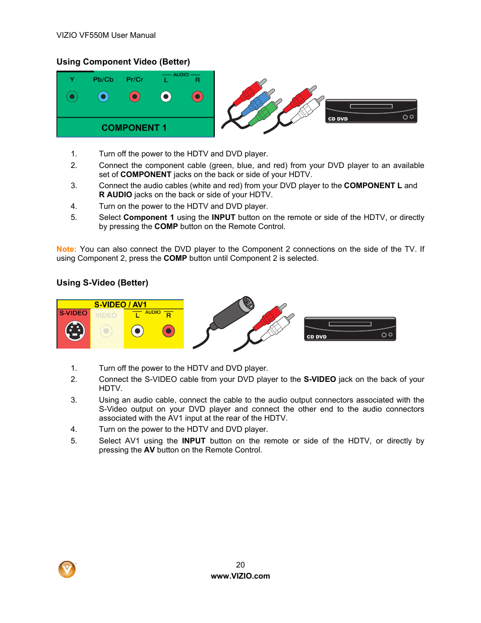 Zanussi VF550M User Manual | Page 20 / 57