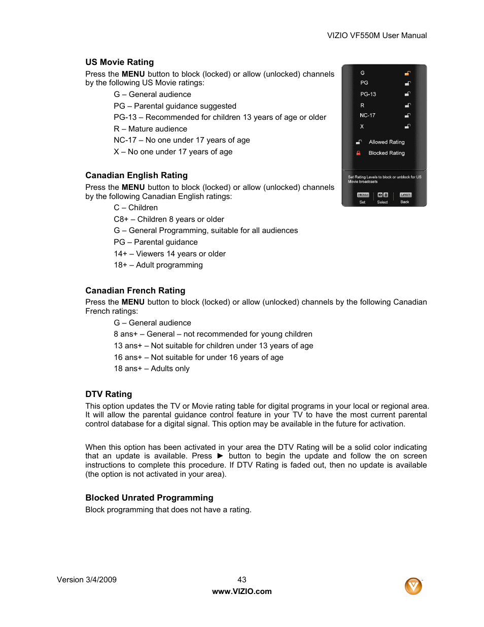 Zanussi VF550M User Manual | Page 43 / 57