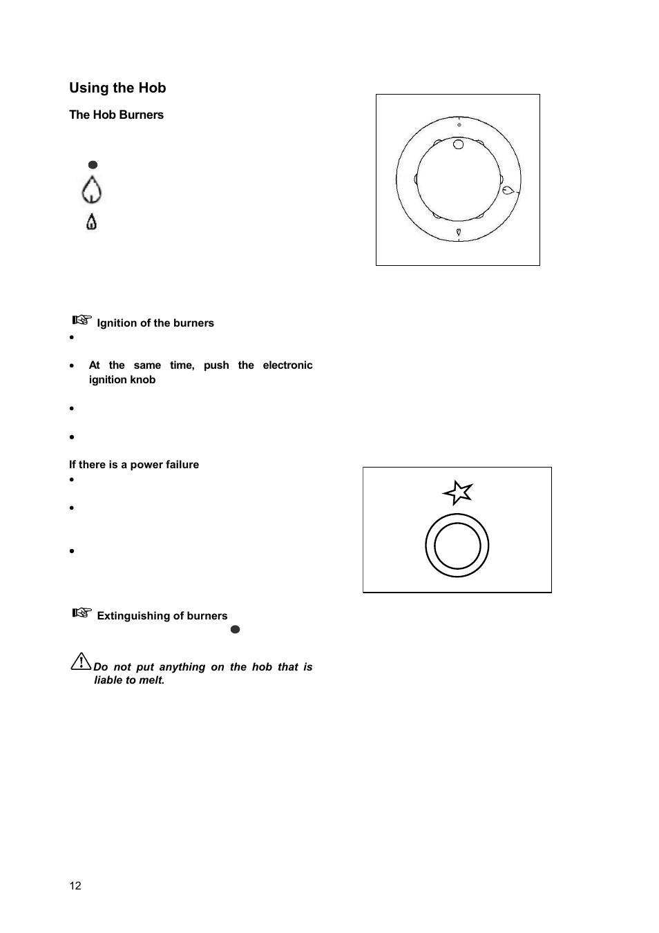 Using the hob | Zanussi ZCM930X User Manual | Page 12 / 32